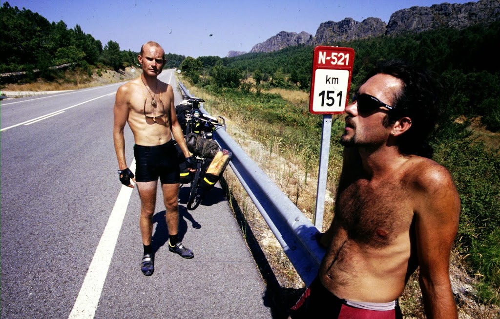 Steve y Jason por España dirección Lagos (Portugal).