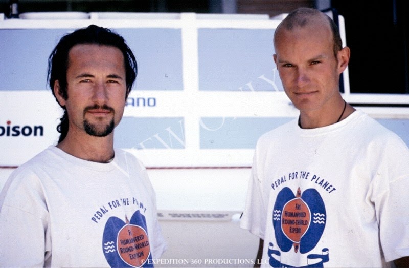 Jason Lewis y Steve Smith en Madrid.