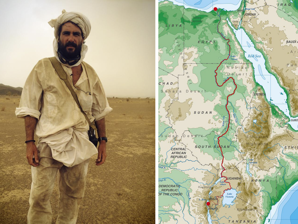 Ruta seguida por Levi.