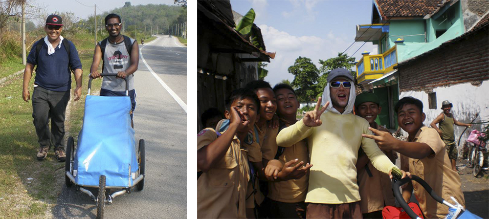 Nacho ha hecho amigos a lo largo de todo el camino.